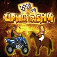 Uphill Rush 4,Trick your way through a water slide, make flips on stunt bikes, and beat your opponents to the finish! It`s all about style and speed; the cooler you look, the more money you`ll earn. Challenge the computer, or set your own records in a pulse-pounding time trial!Uphill Rush 4 is one of our selected Bike Games . Also very popular on this website right now are Uphill Rush 6, Solid Rider 2, Rush Hour Motocross and SuperBike Racer.