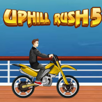 Uphill Rush 5,		Uphill Rush 5 is a Racing game. You can play Uphill Rush 5 in your browser for free. Welcome back to the fifth installment of the fun-addicting Uphill Rush series. Set up your personal created object and race as fast as you can through the giant water park. Perform awesome stunts and destroy everybody and everything passing your way to increase your score. Run tons of upgrades for the money you earned. Enjoy Uphill Rush 5. 		Control: Arrows = Move, Space = Stunt, X = Turbo, M = Map		