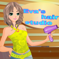 Eva's Hair Studio,You have to help Eva. She has a hair fashion studio. I think it looks great. But she wants her customers to know she has the best hair studio in town. She wants to earn a five star ranking for her shop. Can you help her? You have to give Eva's customers t